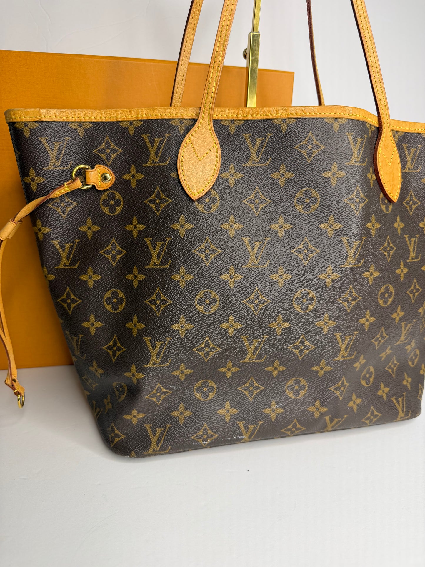 Pre-owned Louis Vuitton monogram canvas Neverfull MM shoulder tote