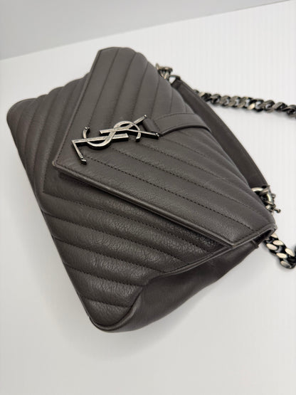 Pre-owned Saint Laurent Gray college bag Crossbody