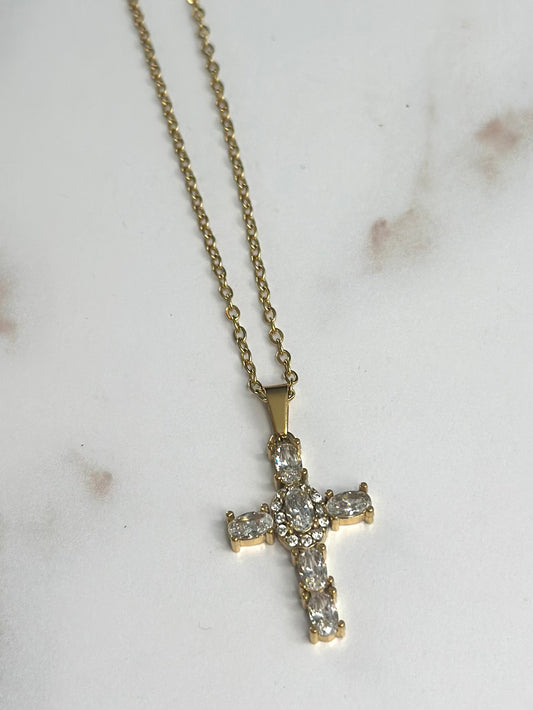 Serenity cross necklace