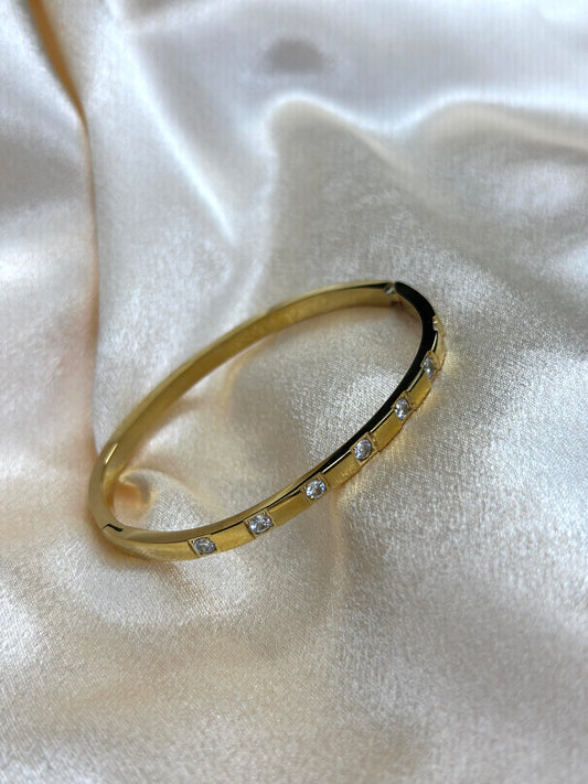 Malibu rhinestone bangle