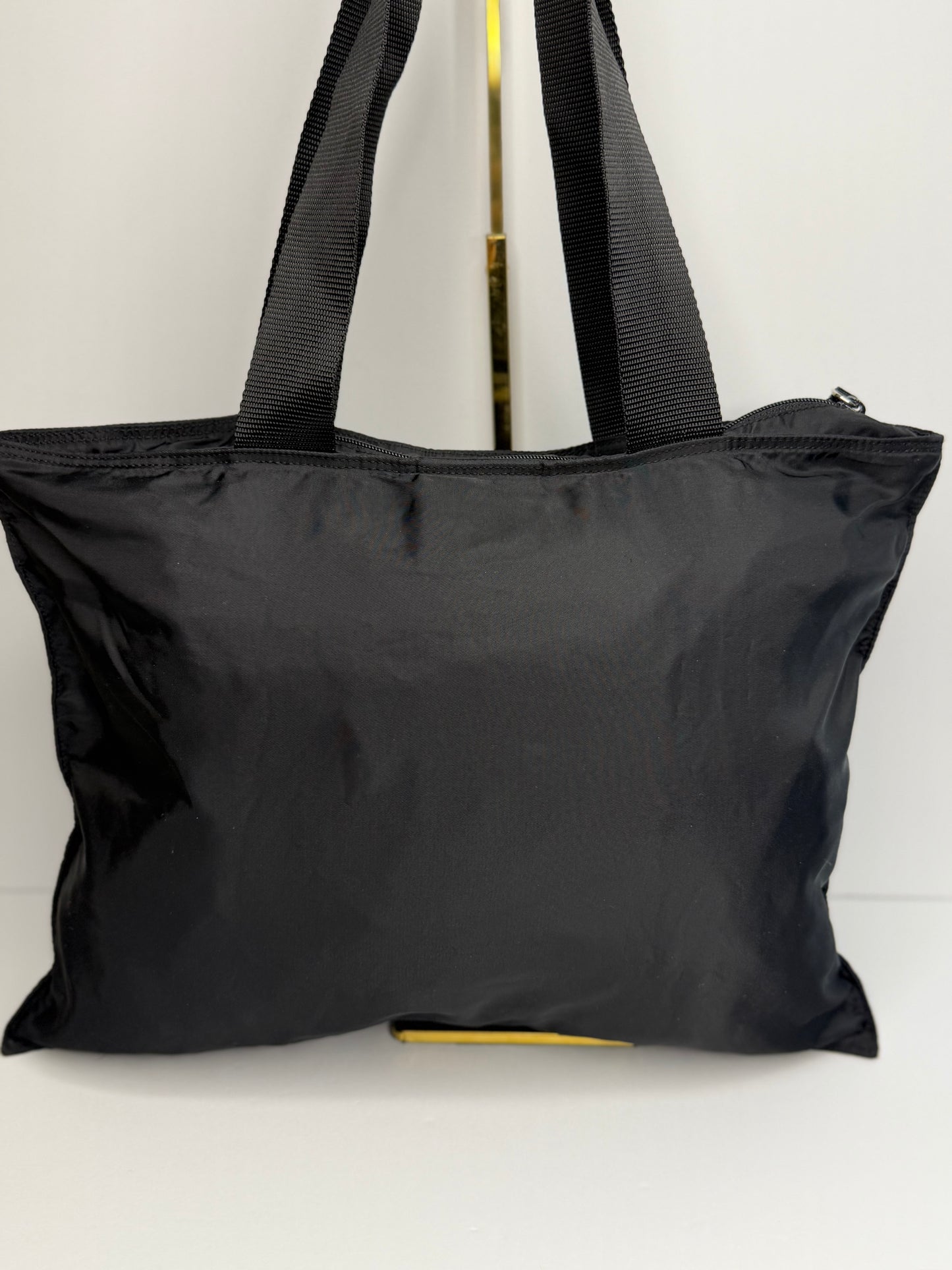 Pre-owned Prada black nylon shoulder tote
