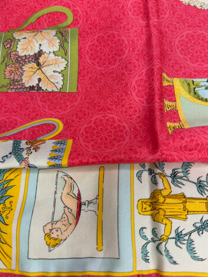 Pre-owned Gucci vintage silk scarf