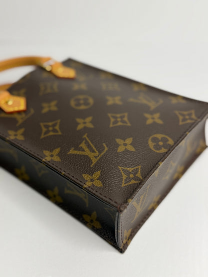 Pre-owned Louis Vuitton monogram canvas petit sac two way tote