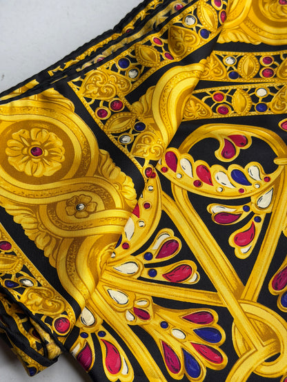 Pre-owned Christian Dior, vintage silk scarf