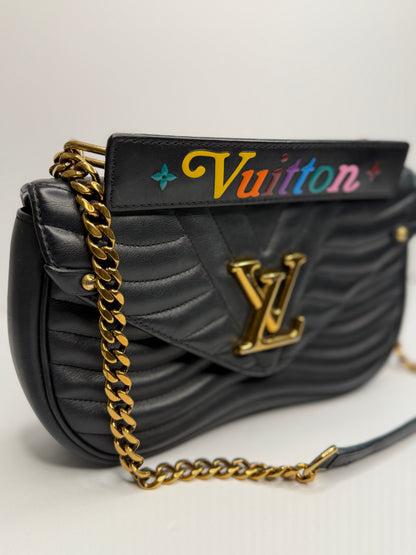 Pre-owned Louis Vuitton New Wave PM quilted leather Crossbody