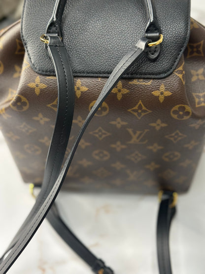 Pre-owned Louis Vuitton monogram Canvas Montsouris NM backpack PM