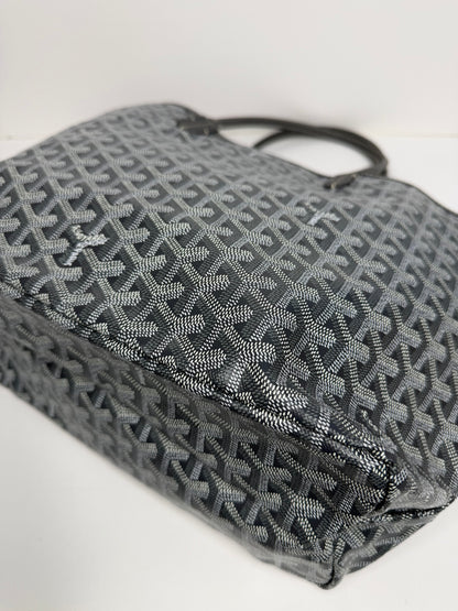 Pre-owned Goyard Grey Goyardine Canvas St. Louis PM Tote