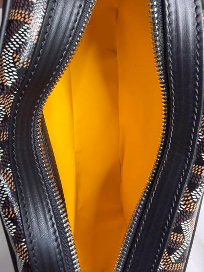 Pre-owned Goyard Cap Vert Black canvas crossbody