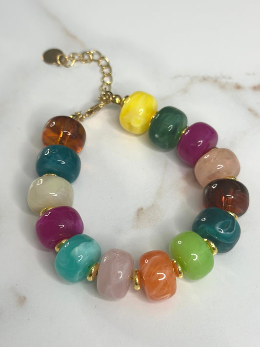 Alicia’s multicolor dopamine bracelet