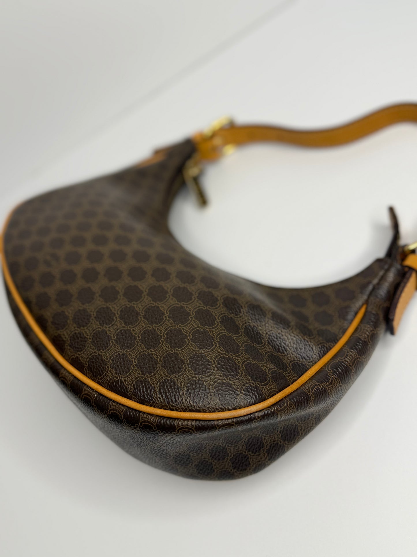 Pre-owned Celine Ava macadam canvas Shoulder Bag