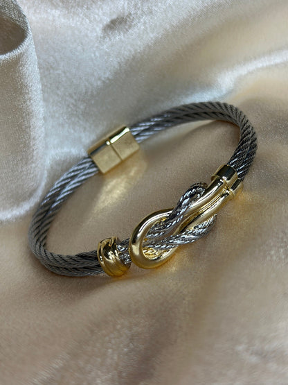 Bel Air two tone bracelet