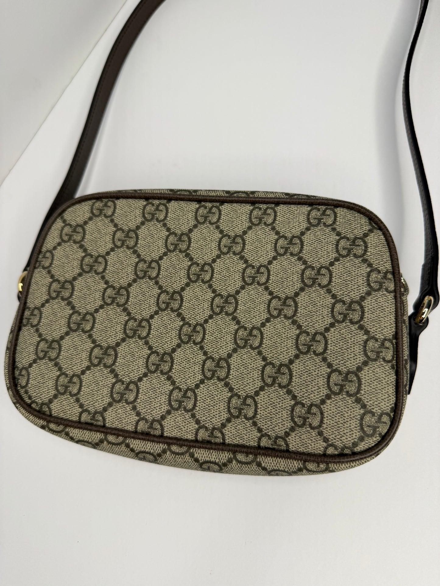 Pre-owned Gucci GG supreme canvas Ophidia Crossbody