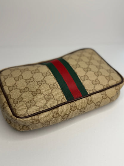 Pre-owned Gucci mini bag with Web crossbody