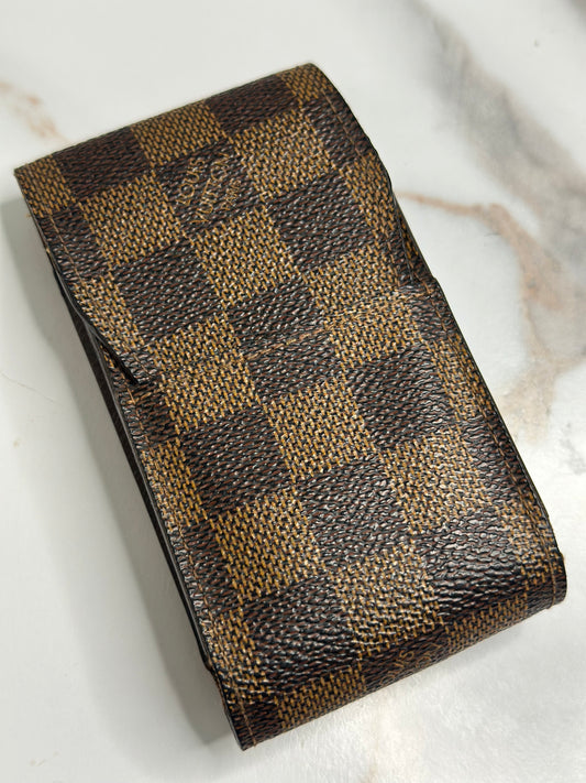 Pre-owned Louis Vuitton Damier Ebene Canvas Etui case ￼