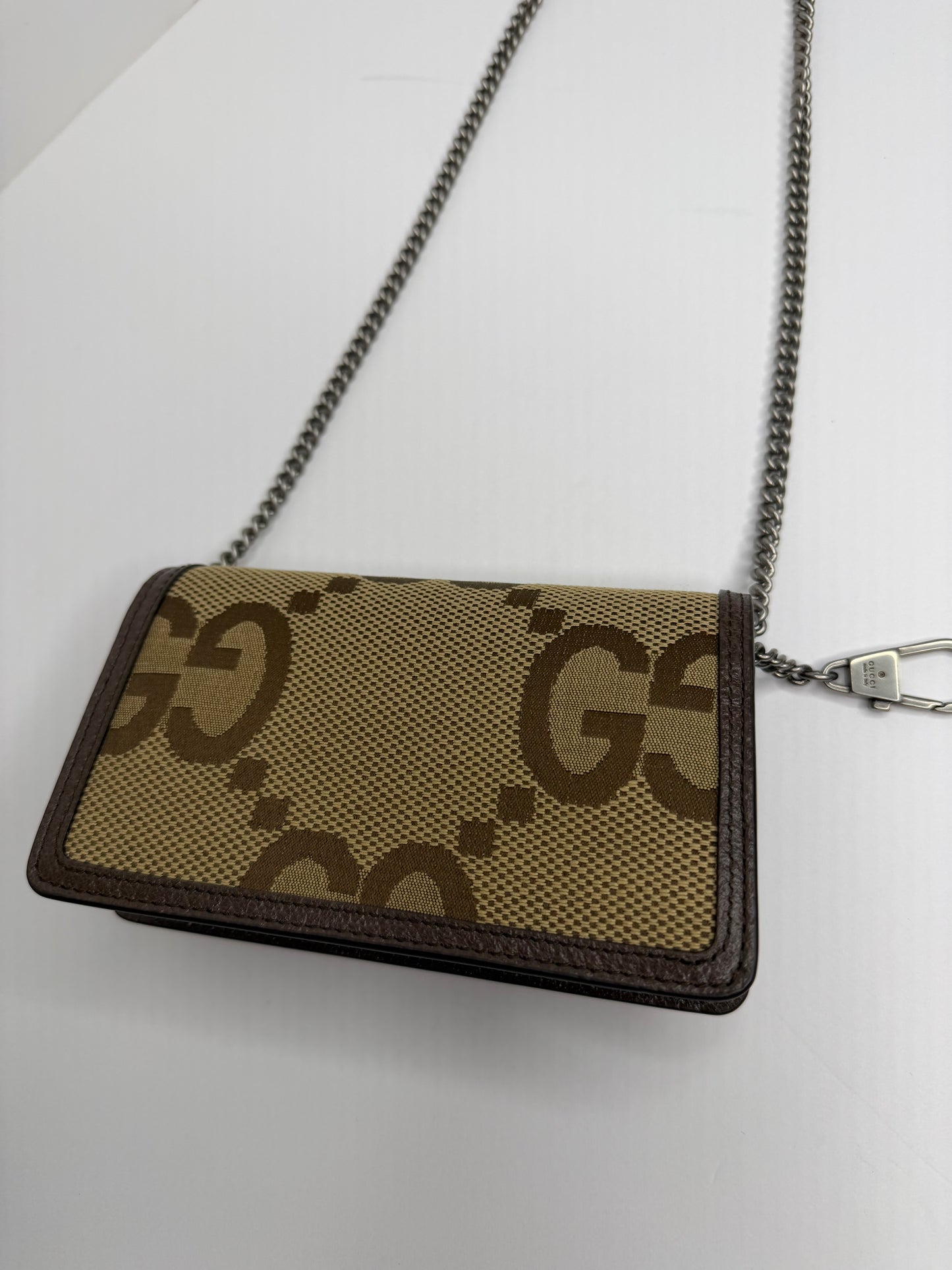 Pre-owned Gucci GG canvas super mini Dionysus crossbody