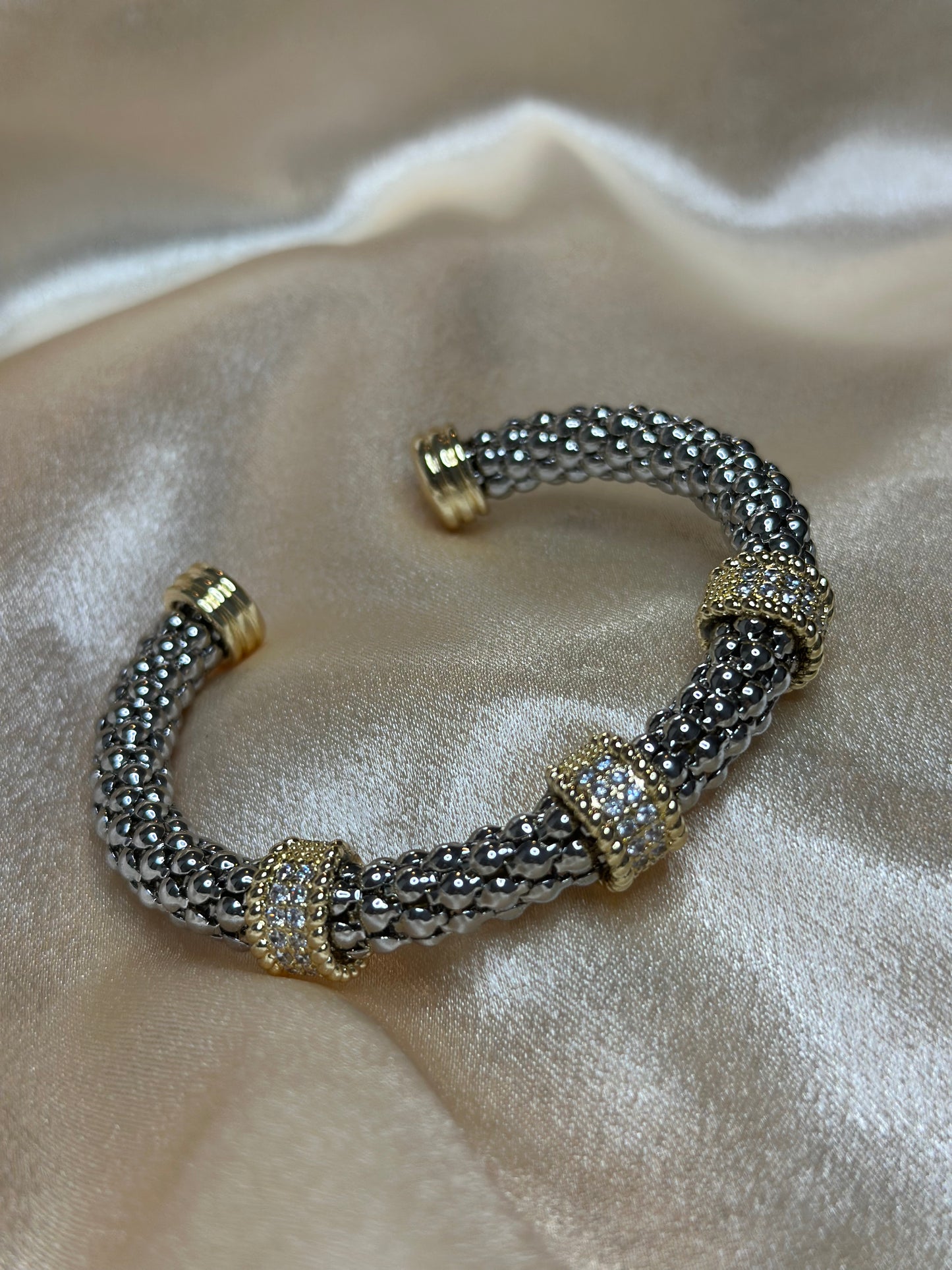 Westwood two tone metal bracelet