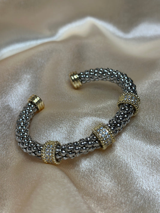 Westwood two tone metal bracelet