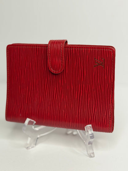 Pre-owned Louis Vuitton red Epi leather agenda PM