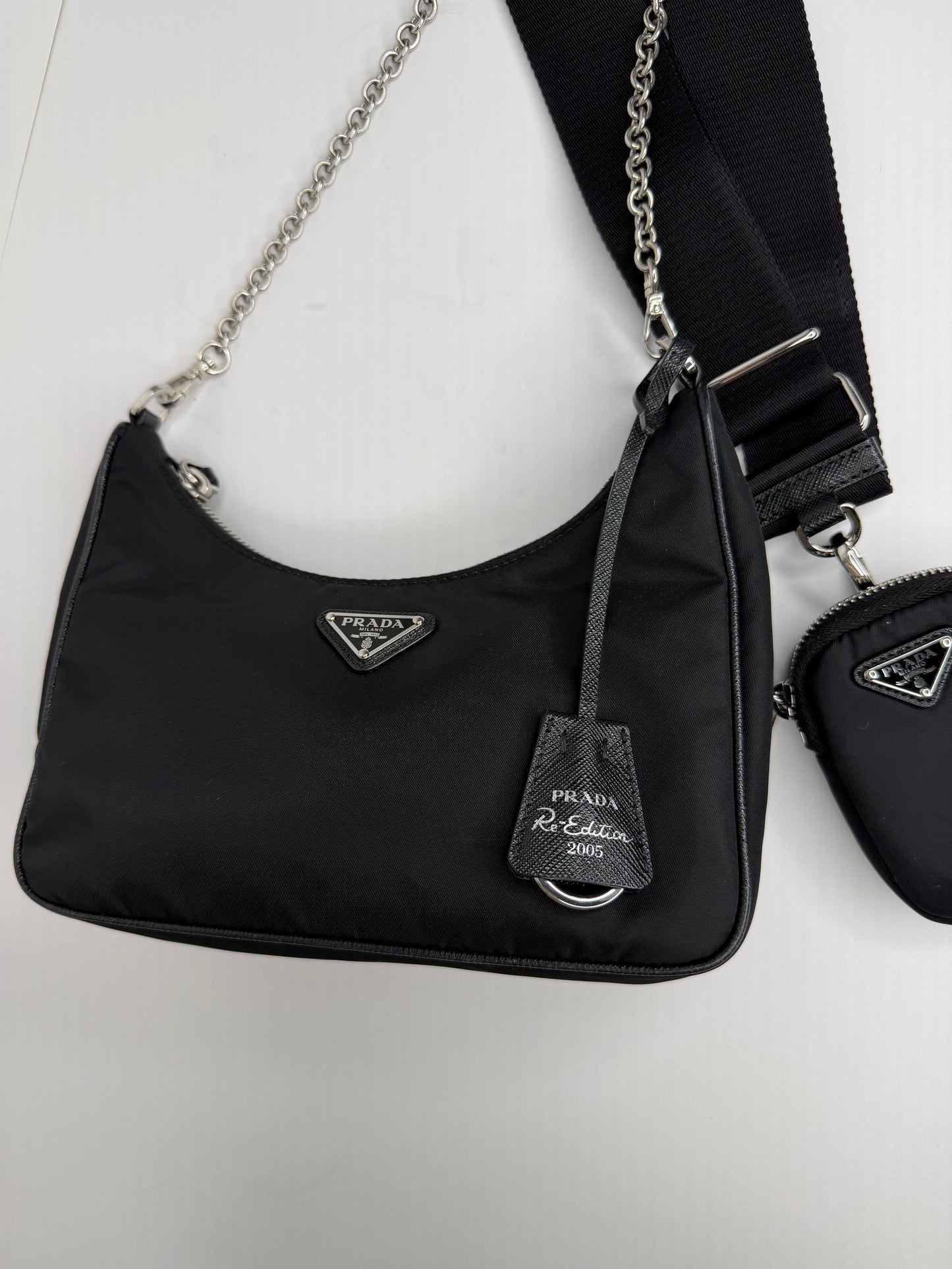 Pre-owned Prada Nylon Re-edition crossbody