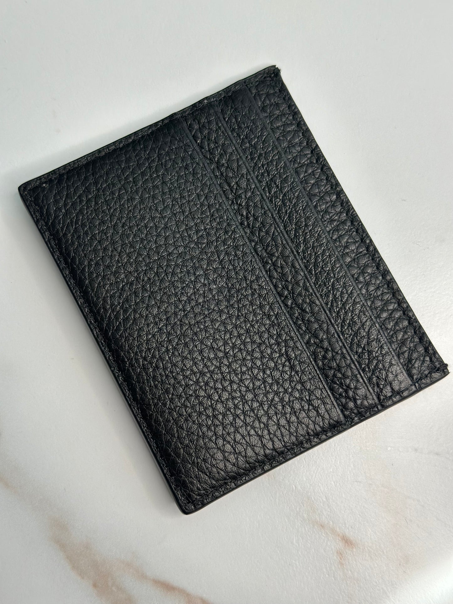 Pre-owned Prada black leather card holder
