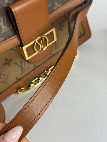 Pre-owned Louis Vuitton reverse monogram Dauphine MM two way crossbody ￼