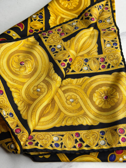 Pre-owned Christian Dior, vintage silk scarf