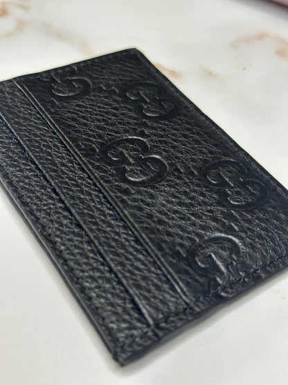 Pre-owned Gucci GG Emblem leather Cardholder