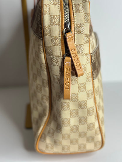 Pre-owned Loewe vintage anagram canvas tote
