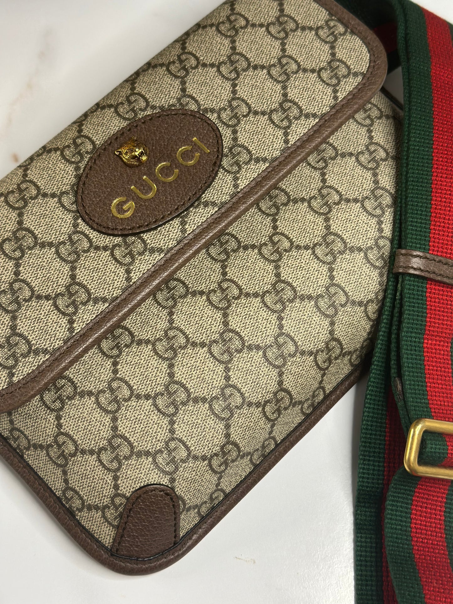 Pre-owned Gucci supreme canvas Neo Vintage belt bag