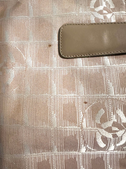 Pre-owned Chanel beige nylon Travel Line Tote Bag