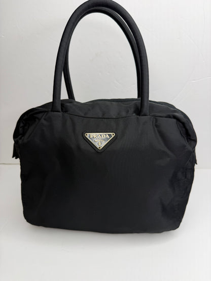Pre-owned Prada Tessuto Black Nylon Tote