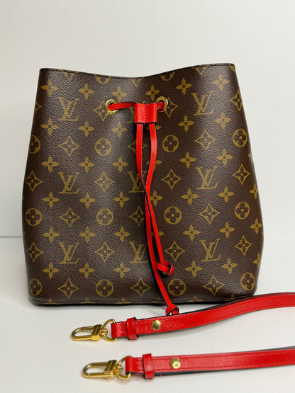 Pre-owned Louis Vuitton monogram canvas Neo Noe bucket bag