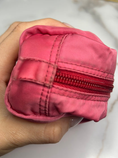 Pre-owned Prada Tessuto nylon cosmetic pouch