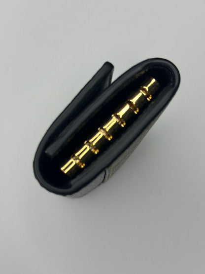 Pre-owned Gucci GG Marmont leather x canvas key holder