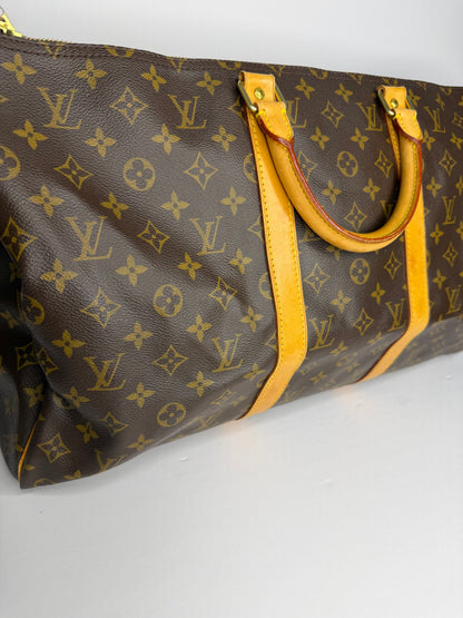 Pre-owned Louis Vuitton monogram canvas keep all 50 duffel