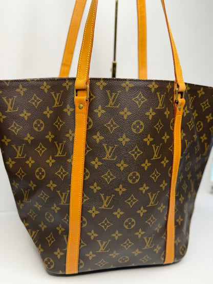 Pre-owned Louis Vuitton, monogram, canvas Sac shopper tote MM