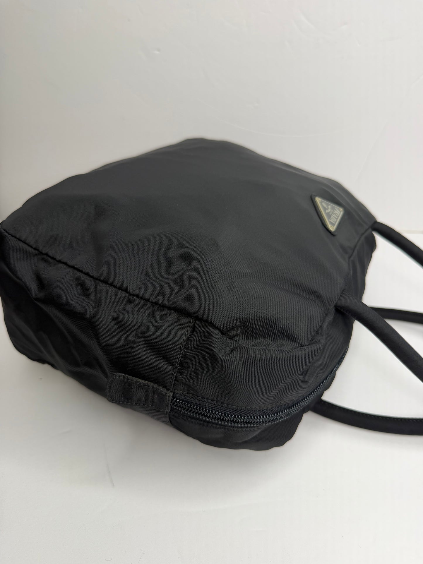 Pre-owned Prada Tessuto Black Nylon Tote