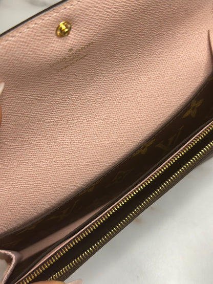 Pre-owned Louis Vuitton monogram canvas Emilie wallet