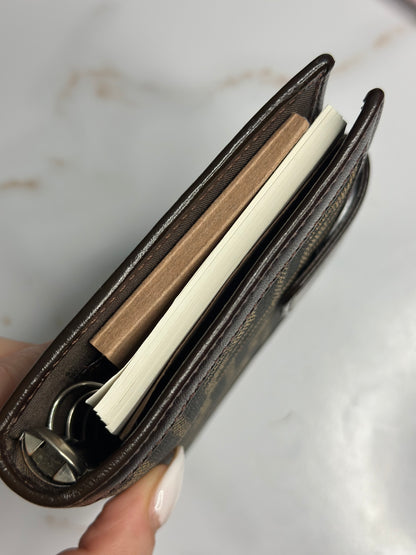 Pre-owned Fendi Zucca Monogram planner notebook cover