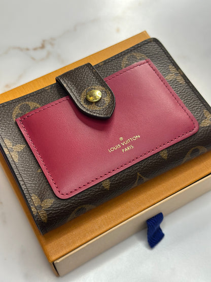 Pre-owned Louis Vuitton monogram canvas Juliette, compact wallet