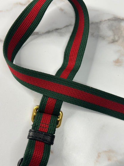 Pre-owned Gucci black leather calf skin belt bag