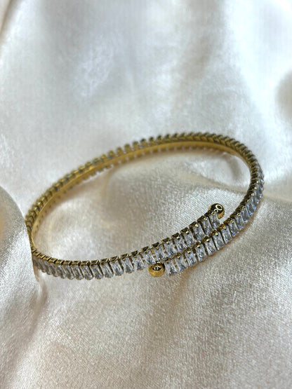 Montecito rhinestone wrap bracelet