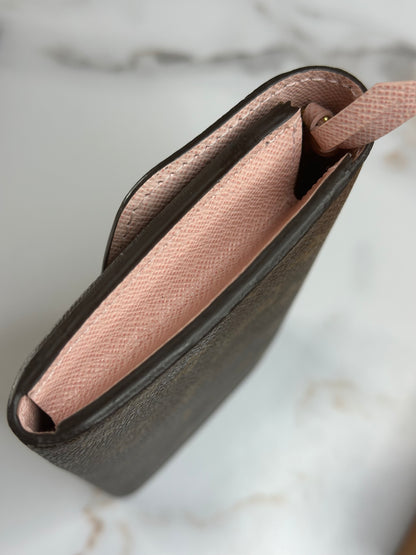 Pre-owned Louis Vuitton monogram canvas Emilie wallet