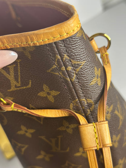 Pre-owned Louis Vuitton monogram canvas Neverfull MM shoulder tote