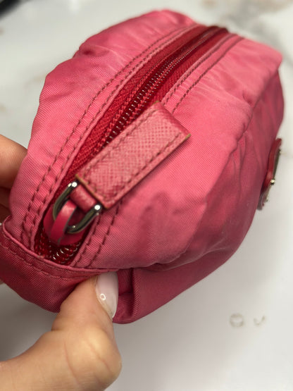 Pre-owned Prada Tessuto nylon cosmetic pouch