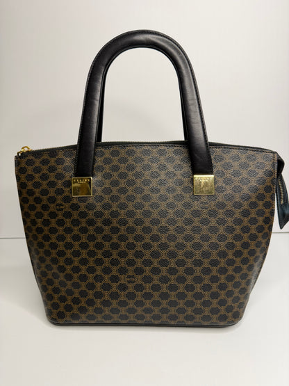Pre-owned Celine macadam canvas top handle tote