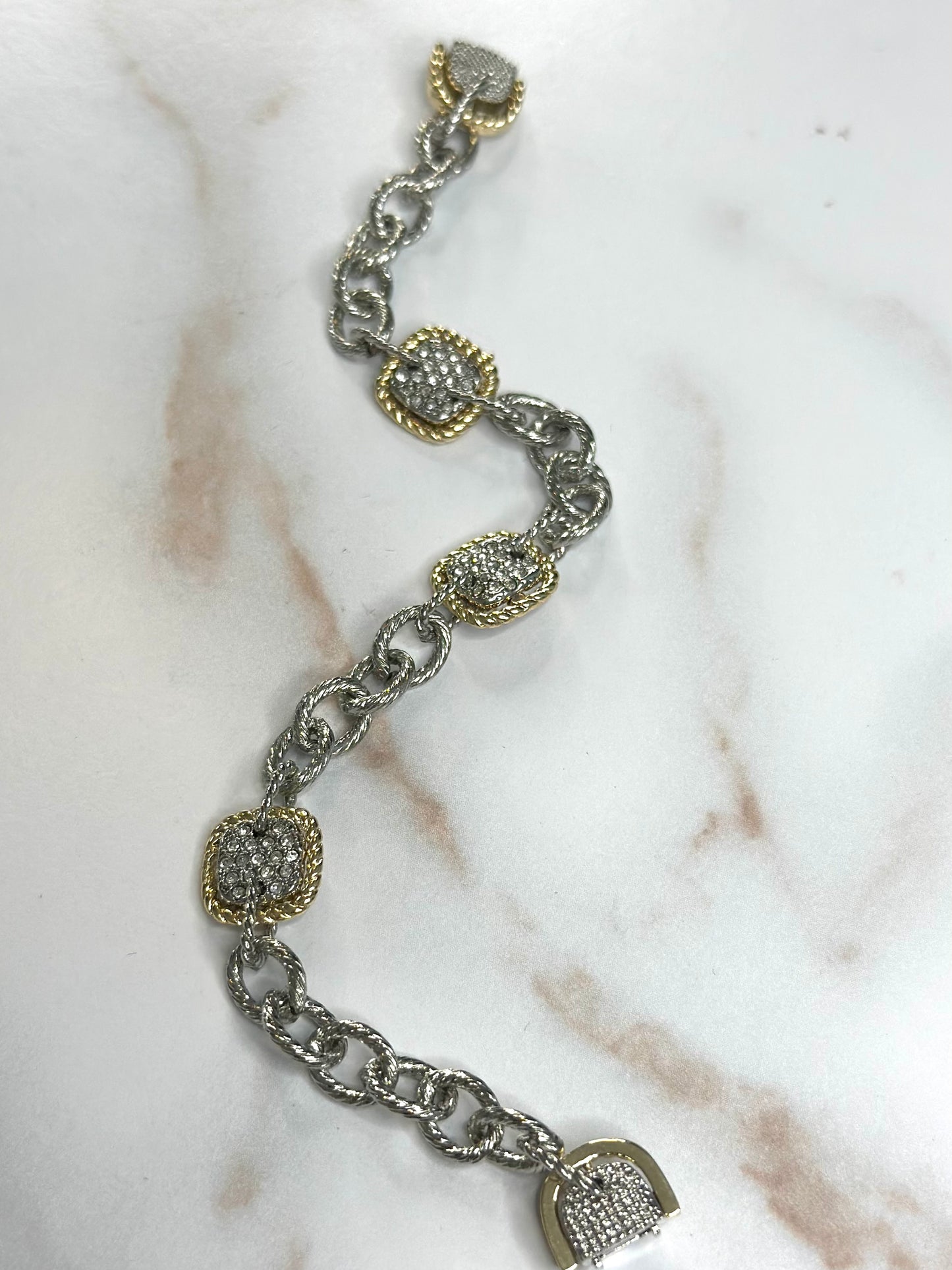 Meredith two-tone bracelet