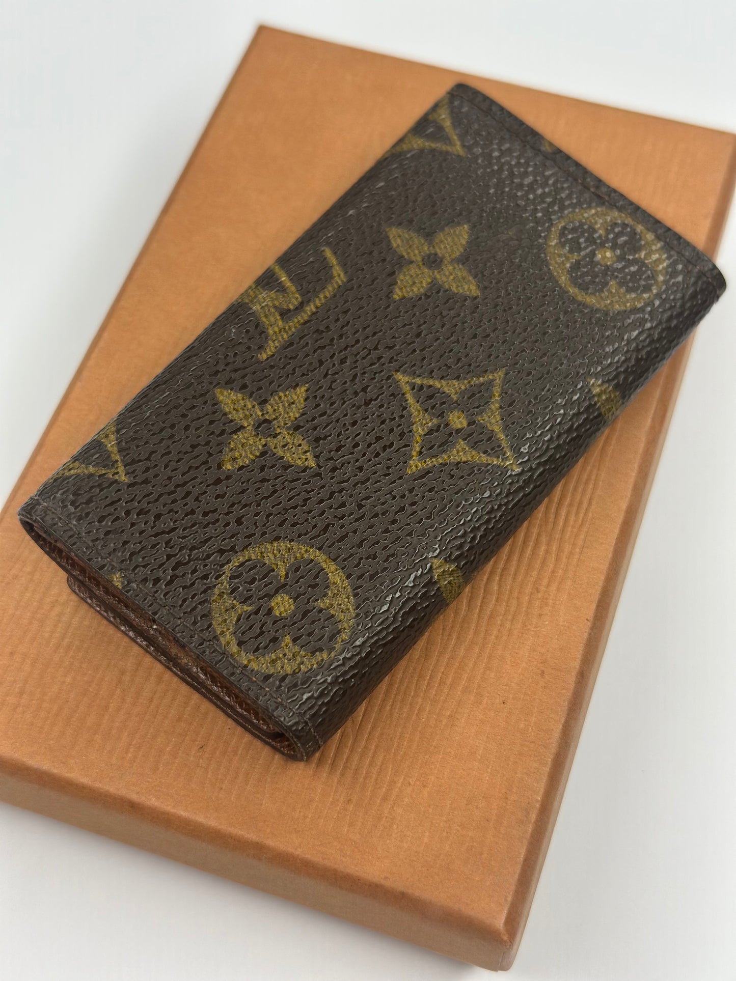 Pre-owned Louis Vuitton monogram canvas Multicles four key holder