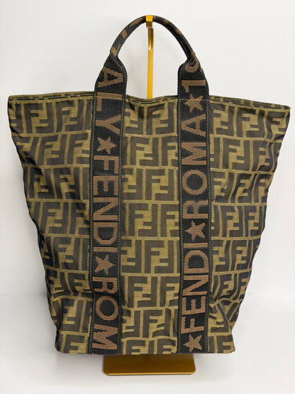 Pre-owned Fendi Vintage Roma 1925 Zucca Tote