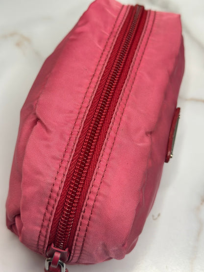 Pre-owned Prada Tessuto nylon cosmetic pouch